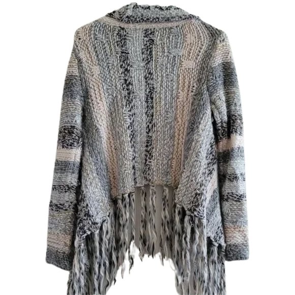 BETHANY MOTA Special Edition Bohemian Sweater Fringe Cardigan Cardi Size XS - Picture 7 of 10